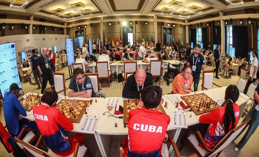 Segunda Cuba en Olimpiada de ajedrez para personas con discapacidad
