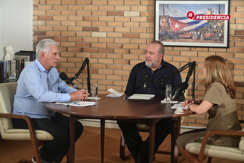 Analizó Díaz-Canel Transformaciones Económicas y Sociales en podcast