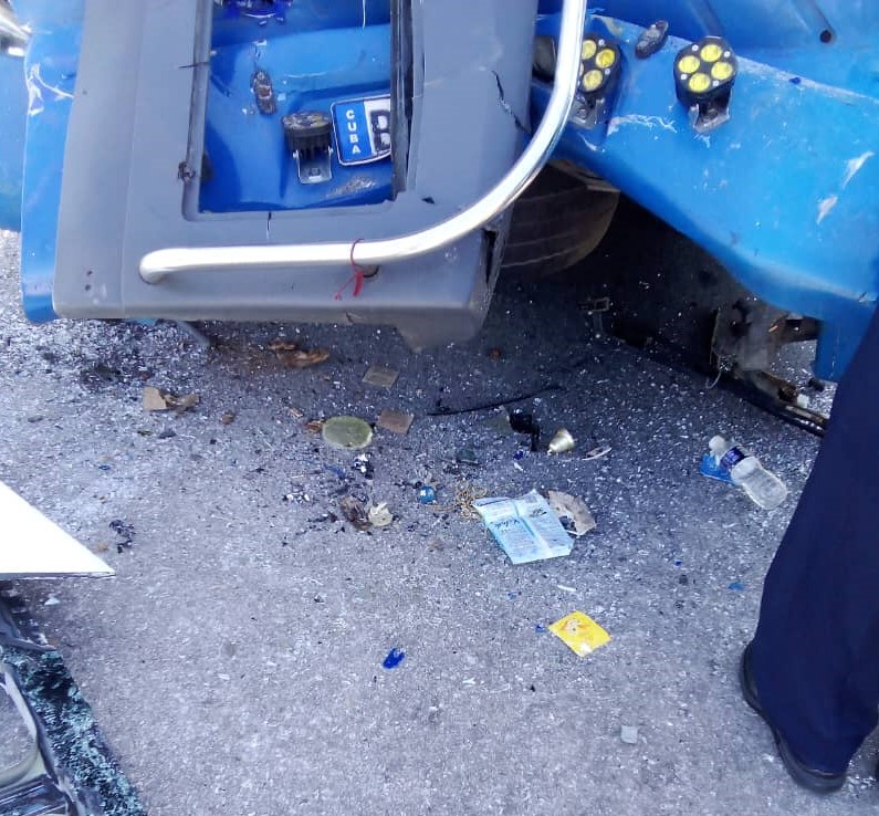 Accidente masivo en Camagüey deja un fallecido y ocho lesionados