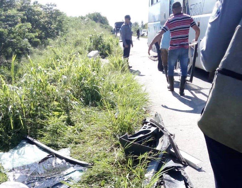 Accidente masivo en Camagüey deja un fallecido y ocho lesionados