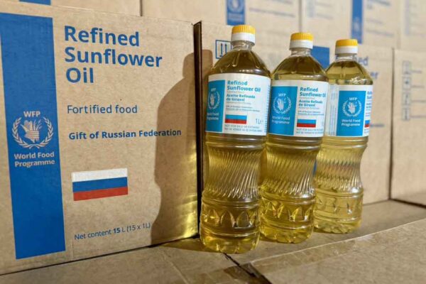 Rusia entrega a Cuba 750 toneladas de aceite vegetal